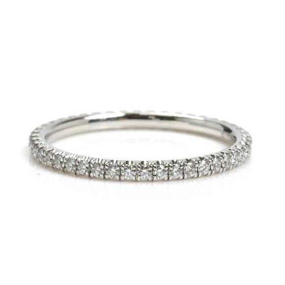 CARTIER 18k White Gold Diamond Ring - Picture 3 of 8